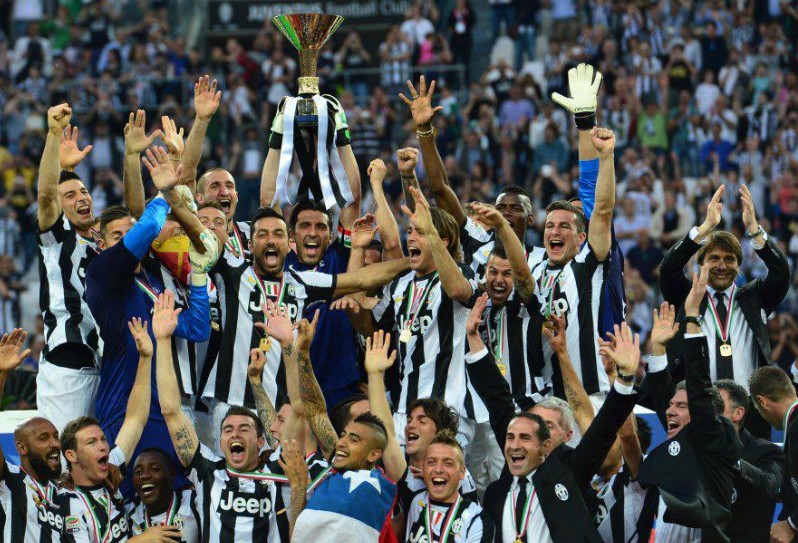 festeggiamenti juventus campione 2012-2013