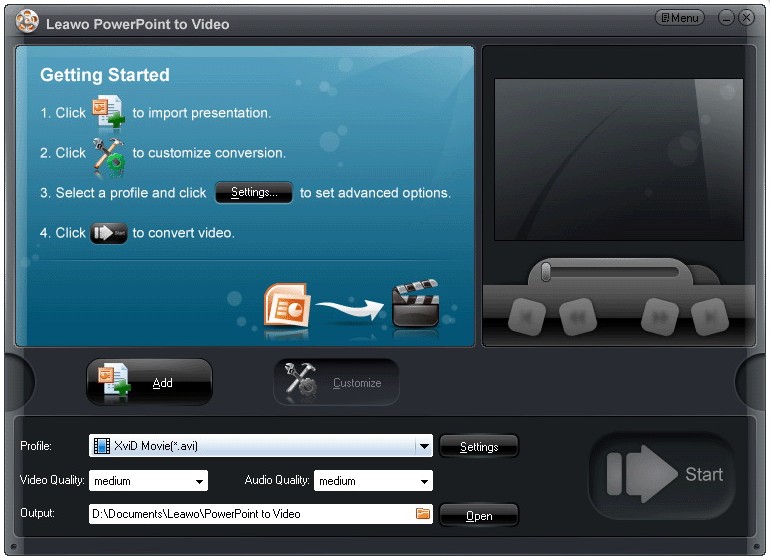 screenshot programma leawo