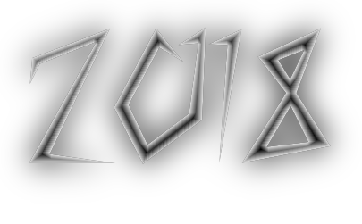 2018 scritta animata