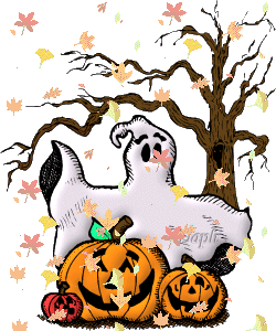 autunno Halloween fantasmi
