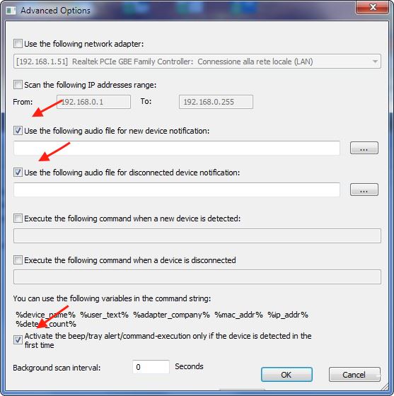 advanced options wnw