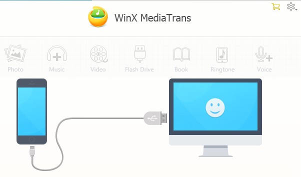 collegamento dispositivo ios a winx media trans