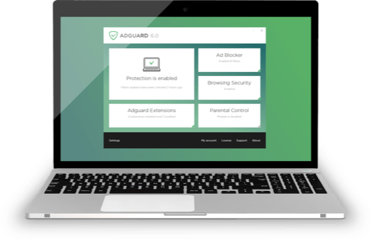 AdGuard per Windows laptop