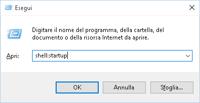 Windows 10 start program
