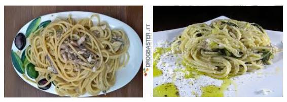 spaghetti con acciughe