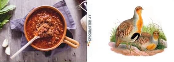 Ricetta come cucinare ragù con selvaggina pernice fagiano