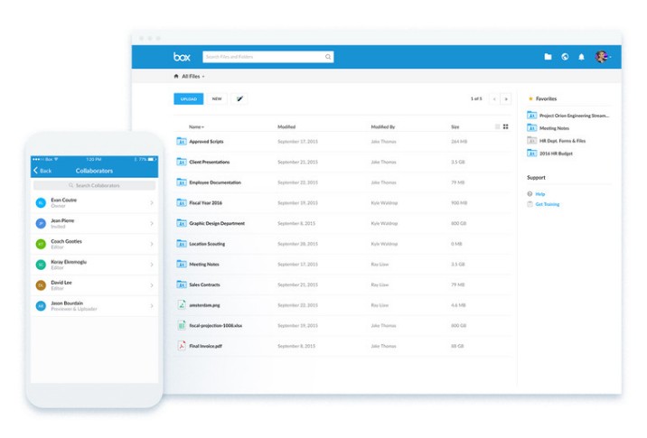 box Servizi di backup