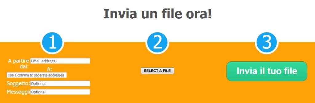 invia file dropsend