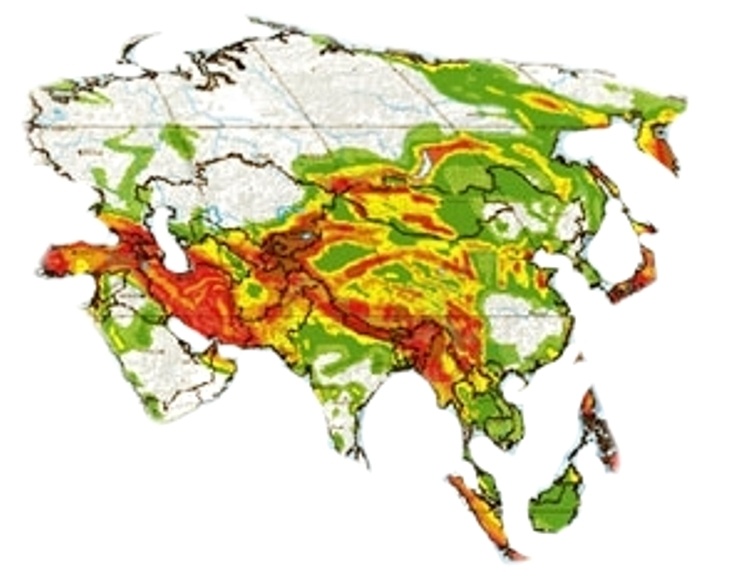 classificazione sismica asia