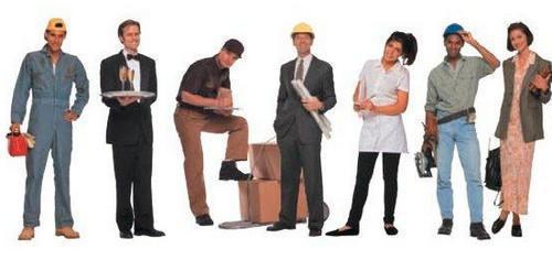 lavoro per donne e uomini