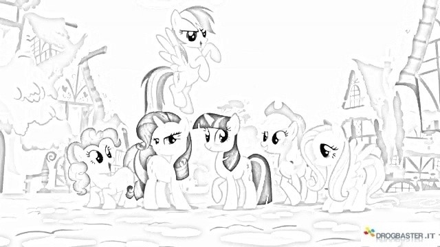 my little pony paesaggio