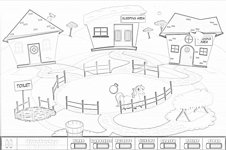 pony fattoria regno immaginario di Equestria