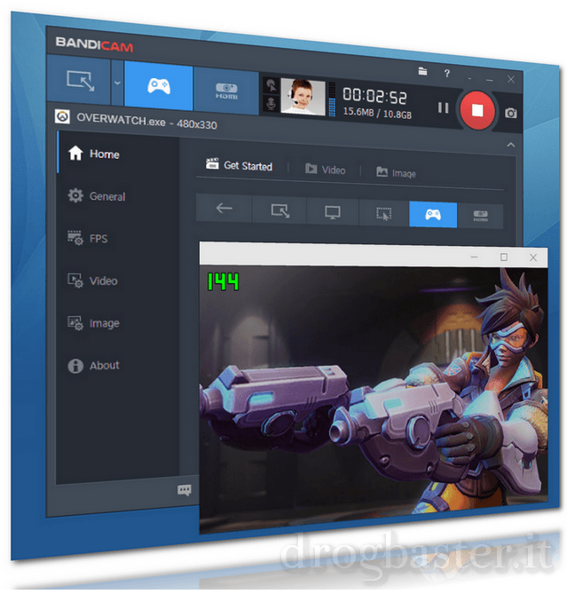 bandicam Registrazione dispositivo