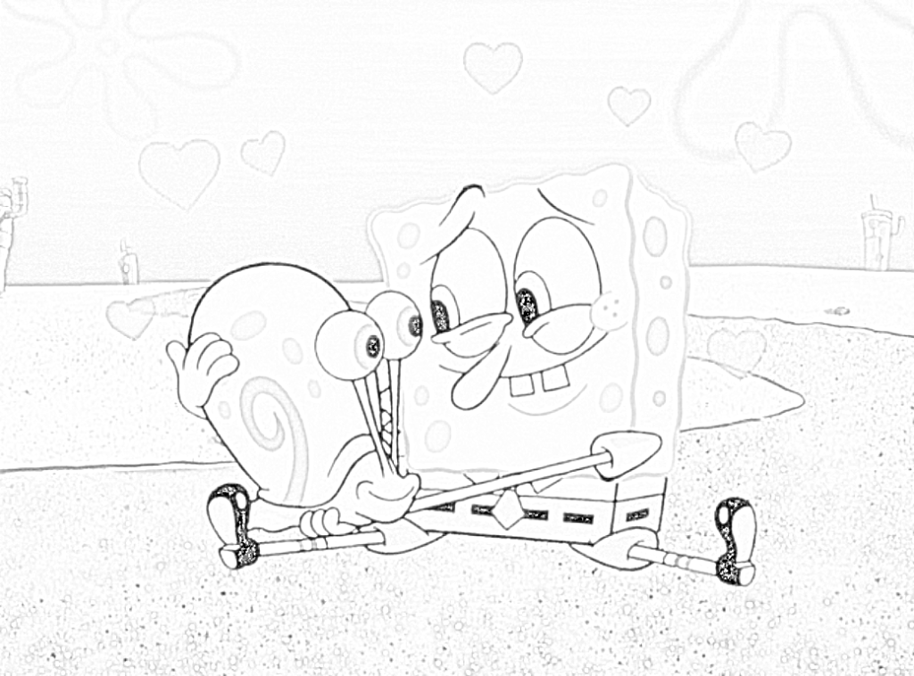 Gary è una lumaca che vive con SpongeBob