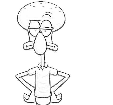 squiddy tentacolo disegno