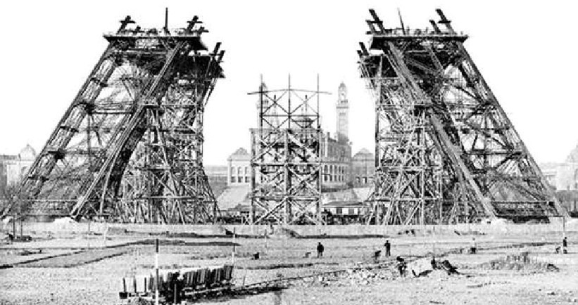 costruzione torre eiffel