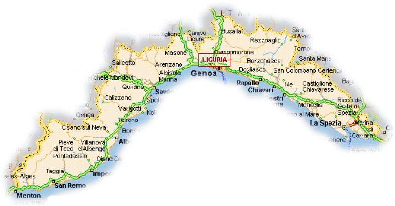 Liguria informazioni delle regione