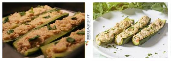 Ricetta come cucinare zucchine ripiene al tonno